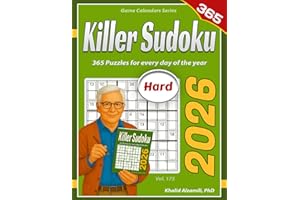 2026 Killer Sudoku: 365 Hard (9x9) Puzzles for Every Day of the Year (Game Calendars Series)