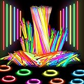 Naivees 102 Pack Glow Sticks Bulk Party Supplies