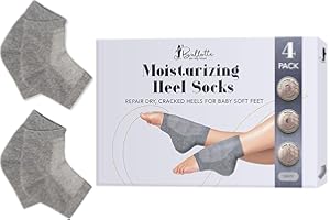 Ballotte Premium Silicone Heel Protectors for Shoes, Gel Heel Cups & Cushion Inserts for Women & Men, Cushioned Sole Cups for Plantar Fasciitis for Cracked Footbed Relief & Blister Prevention