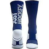 ChalkTalkSPORTS Hockey Performance Crew Socks - Multiple Designs & Colors - Youth & Adult - Hockey Mid-Calf Socks