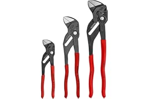 Knipex - 3 Pc Black Pliers Wrench Set (7", 10", & 12") (002006US3)
