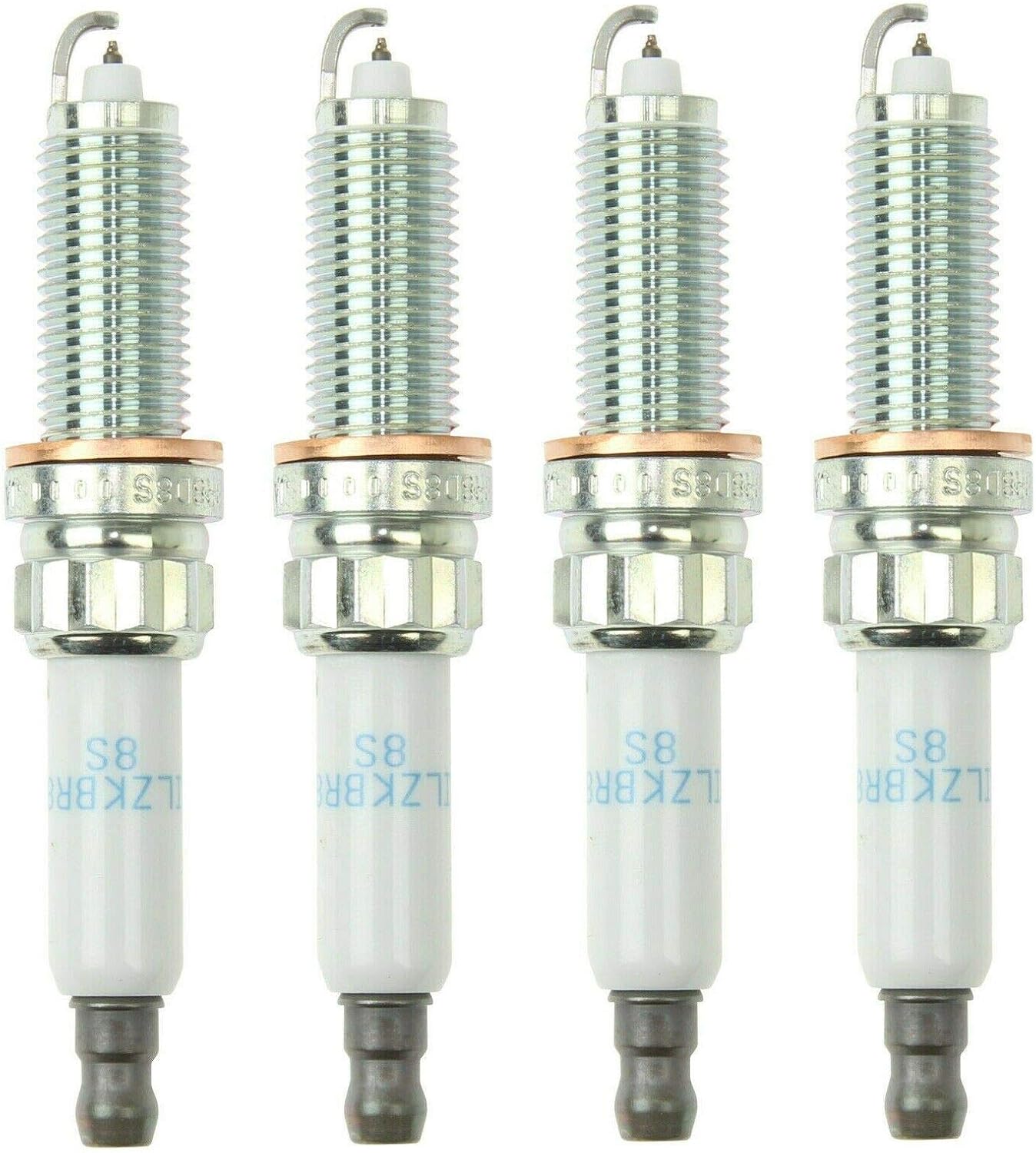 SET (4) For Platinum 12120039664 SILZKBR8D8S Sparks Plug For BMW 320i