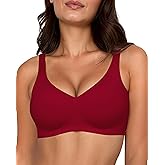 Gailife Smooth Wireless Jelly Bras for Women No Underwire Seamless Push Up Bra Full Coverage Soft Suppor Tshirt Bralettes