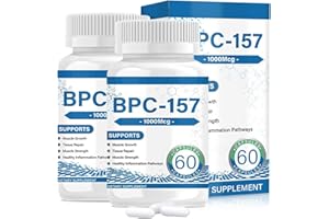 hanachi BPC 157 Peptide Capsules, High Potency BPC 157, New Protective Compound BPC 157, BPC-157 for Muscle & Workout Recovery for Faster Recovery and Gut Healing, Gluten Free Supplement,60 Capsules