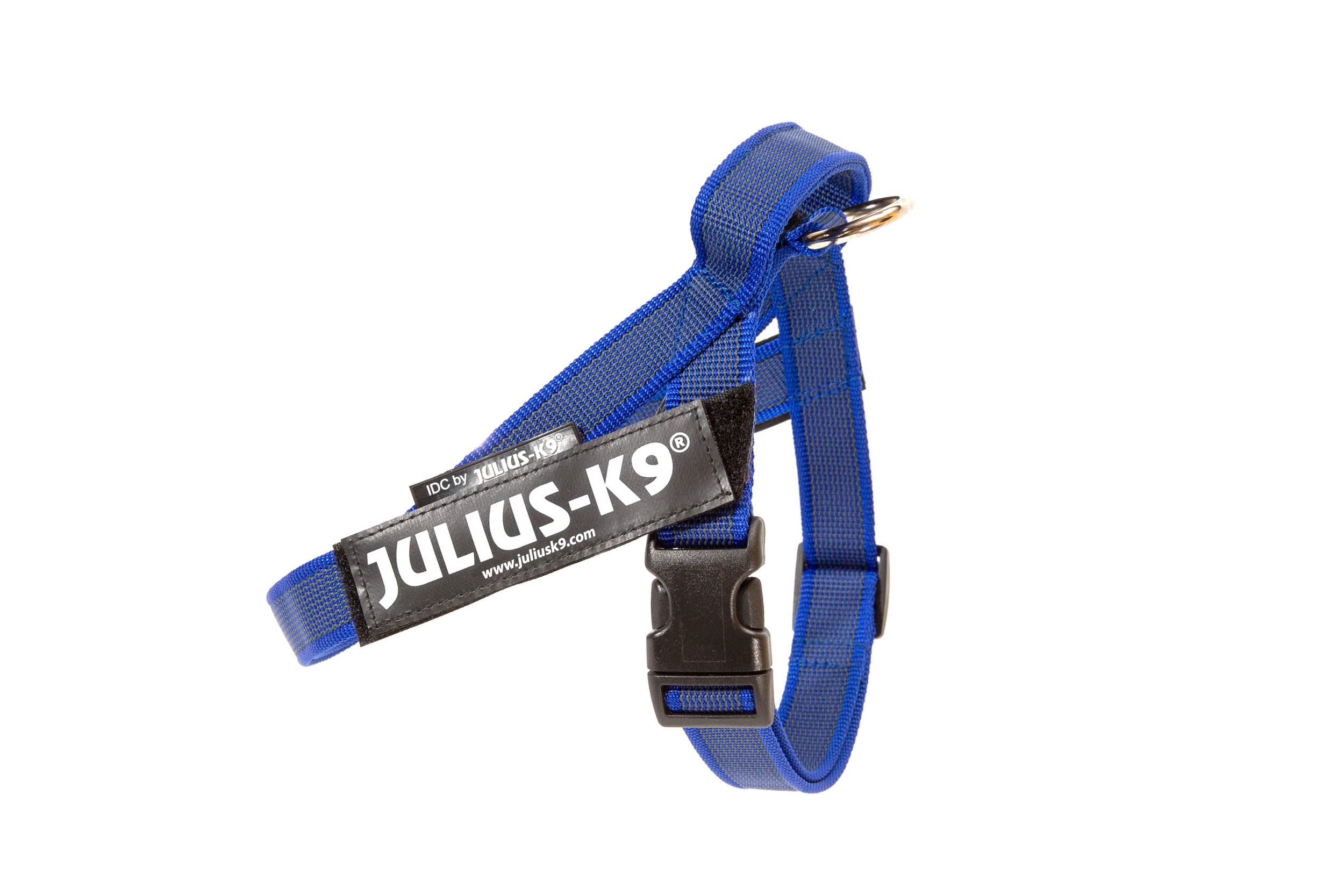 Julius-K9, IDC Color & Gray Belt Harness, Size: S/Mini, Blue - Gray
