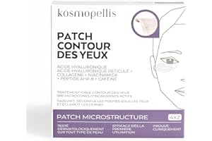 Self-dissolving Micro-Needle Eye Patches | Reduces Dark Circles, Wrinkles & Puffiness | Tones the Eye Area | Caffeine, Hyalur