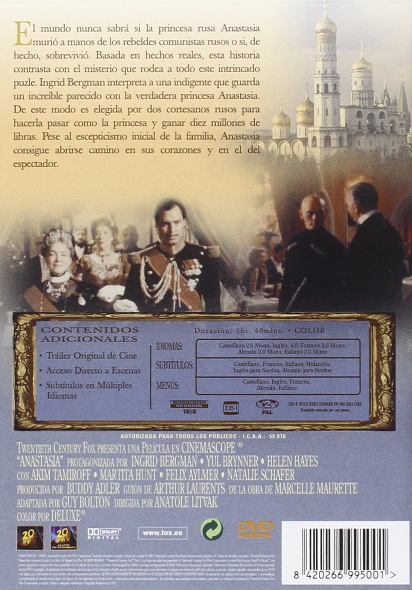 Amazoncom Anastasia 1956 Movies Tv