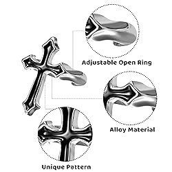 PANTIDE Vintage Punk Rings Set Gothic Knuckle Midi