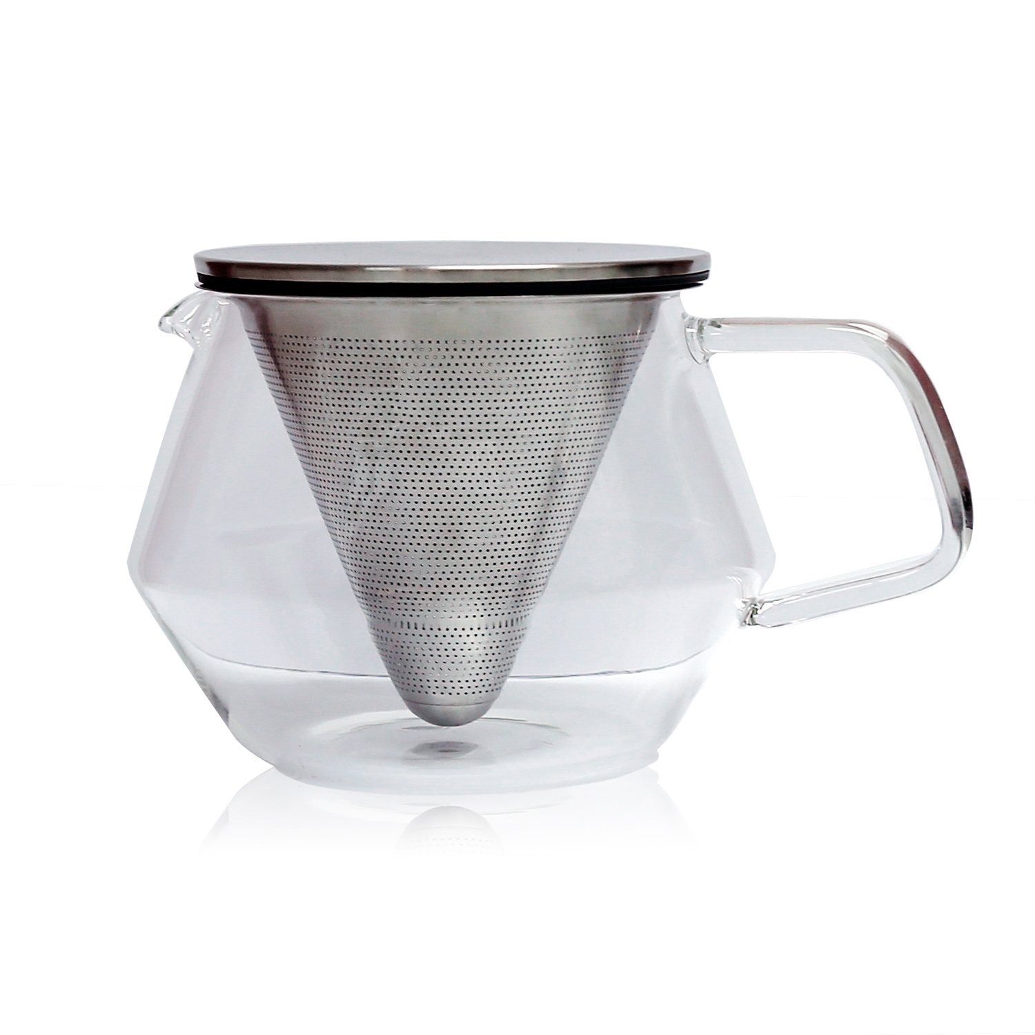 KINTOCarat Tea Pot, Silver, 850 ml, 21681