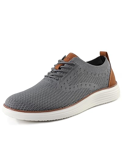 Wide Shoes for Mens Casual Dress Sneakers Business Oxfords Mesh
