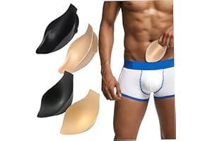 4Pcs Bulge Enhancer Men, Sponge Bulge Enhancing Underwear, Perfect for Swimming Boxers, Briefs, Thongs, Shorts Jock Straps fo