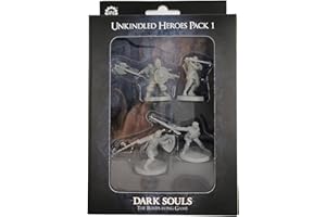 Dark Souls RPG: Unkindled Heroes Pack 1 – A Tabletop Roleplaying Game Expansion by Steamforged Games – Detailed Miniatures - 