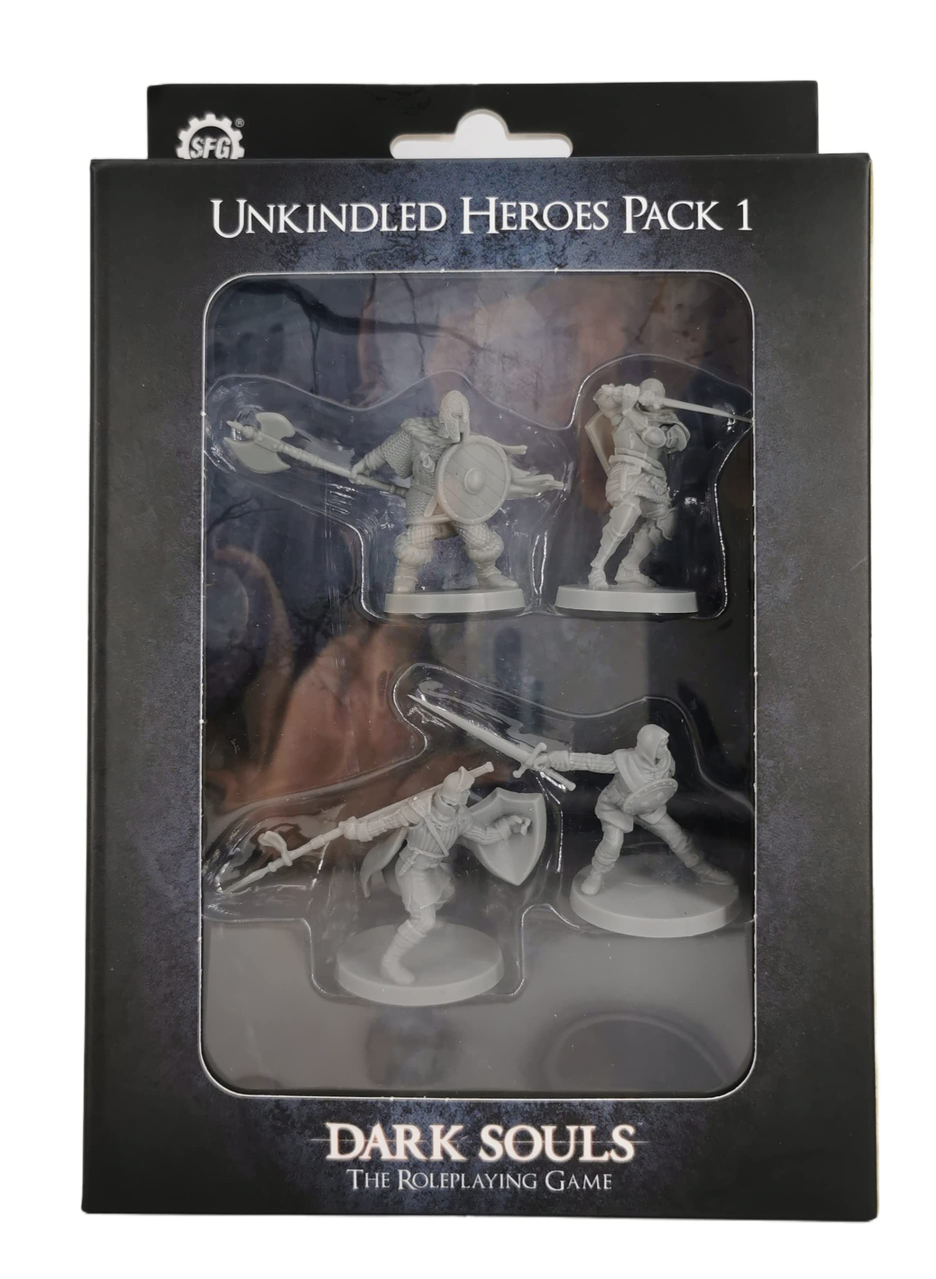 Dark Souls The Role Playing Game: Unkindled Heroes Pack 1 Miniatures & Stat Cards. DnD, RPG, D&D, Dungeons & Dragons. 5E Compatible — image 1