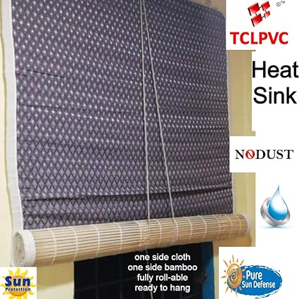 Tclpvc 3 7 Feet Bamboo Chick Window Closer Curtains For Balcony