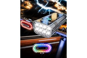 Bike Lights, Super Bright Aluminum Bike Lights Front for Night Riding, USB Rechargeable LED Bicycle Headlight and 40H Runtime