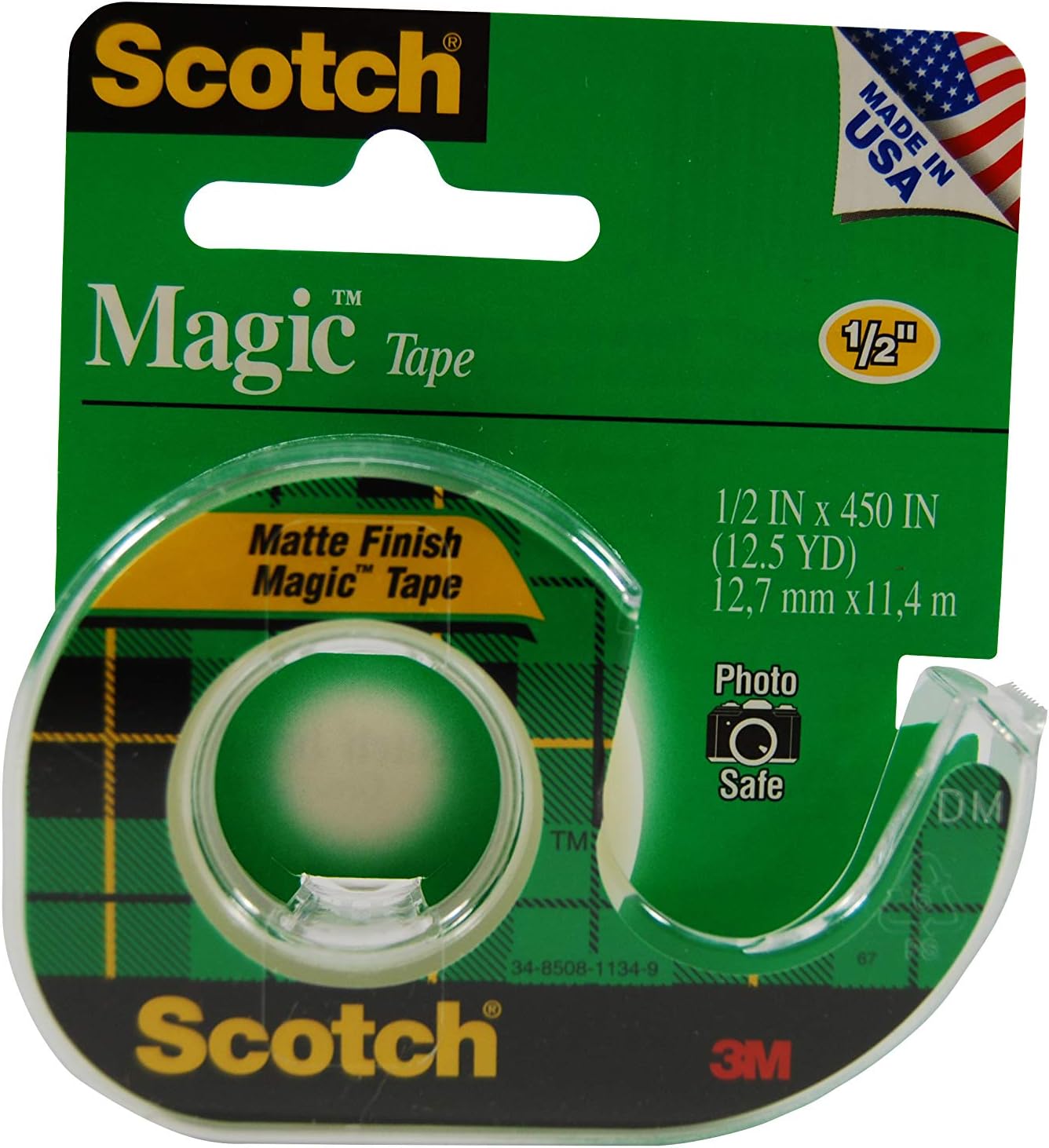 3M Scotch Magic Tape Matte.5"X 450" Amazon.fr Cuisine & Maison