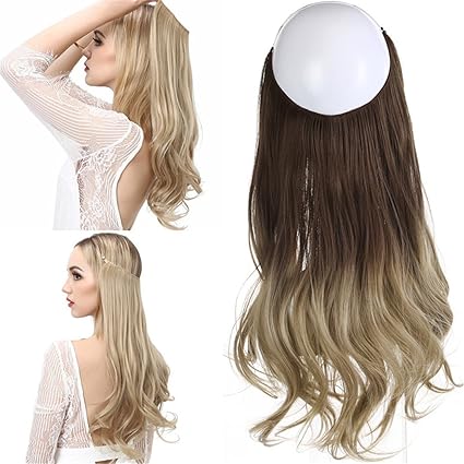 Amazon Com 20 Synthetic Flip In Natural Wave Hair Extensions