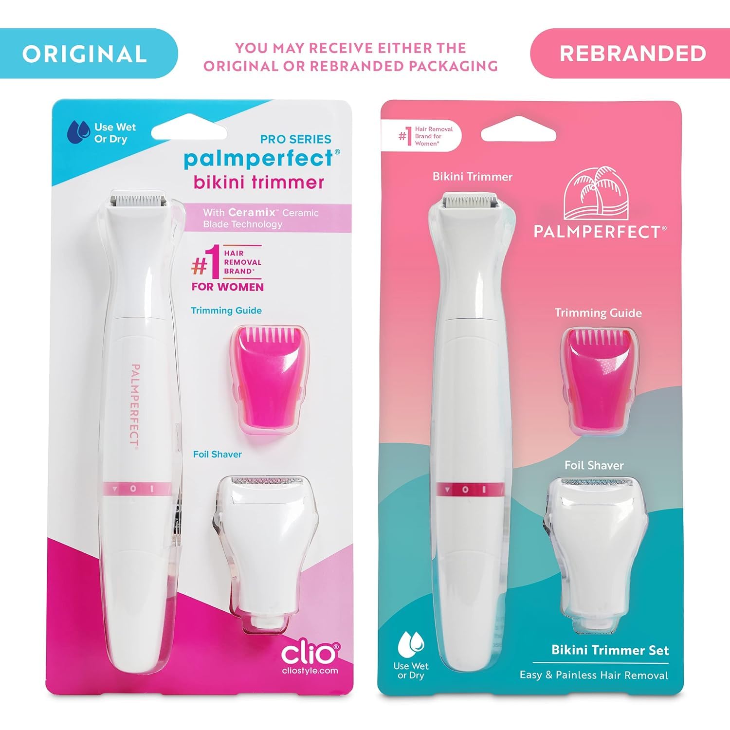 Womens Body Hair Trimmer, Bikini Trimmer for Women Pubic Hair Grooming, Smooth Glide Electric Razors Women, Electric Female Shaver for Legs Arms Underarms, Easy to Use Trimmers for Ladies Anywhere