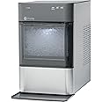 GE Profile Opal 2.0 | Countertop Nugget Ice Maker | Ice Machine with WiFi Connectivity | Smart Home Kitchen Essentials | Stainless Steel (Renewed)