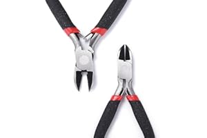 Wire Cutters for Jewelry Making 4.3 inch Diagonal Cutters Side Pliers for Repairing Winding Beading and Crafts
