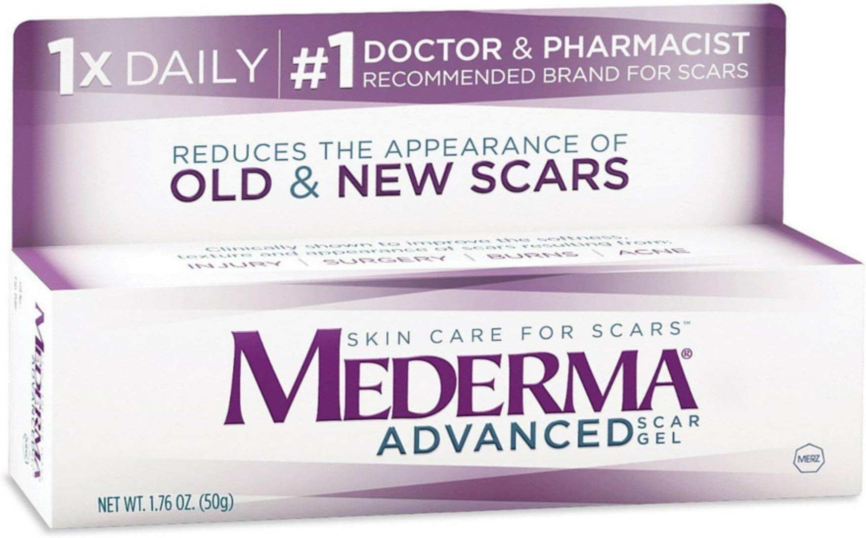 Mederma Advanced Scar Gel 50 g (Pack of 10)