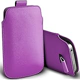 Digi Pig® Durable Protective Phone Pouch Cover With Easy Access Pull Tab For Doro 1360 Mobiles - Lilac