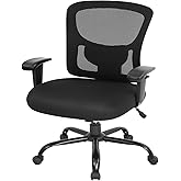 BestOffice Big and Tall Office Chair 500lbs Desk Chair Mesh Computer Chair with Lumbar Support Wide Seat High Back