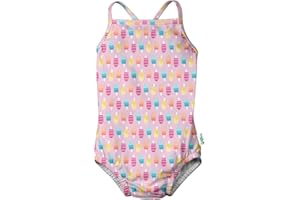 i play. by Green Sprouts One-Piece Swimsuit with Built in Reusable Swim Diaper | Helps Provide Secure Protection for Babies & Swimmers