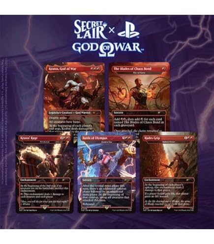 Secret Lair x God of War Foil版 Magic the Gathering Secret Lair x God of War: Norse (Non-Foil