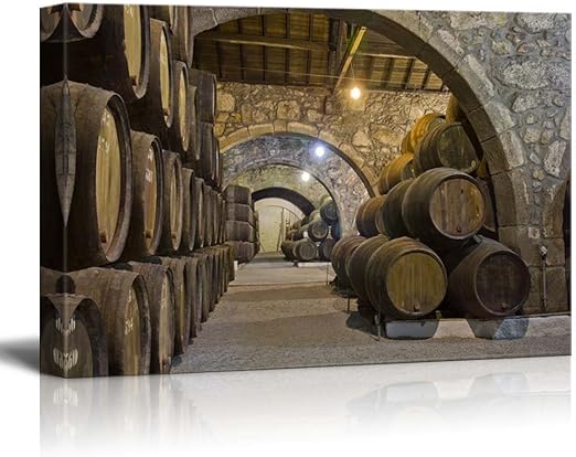 Amazon Com Wall26 Canvas Prints Wall Art Cellar With Wine