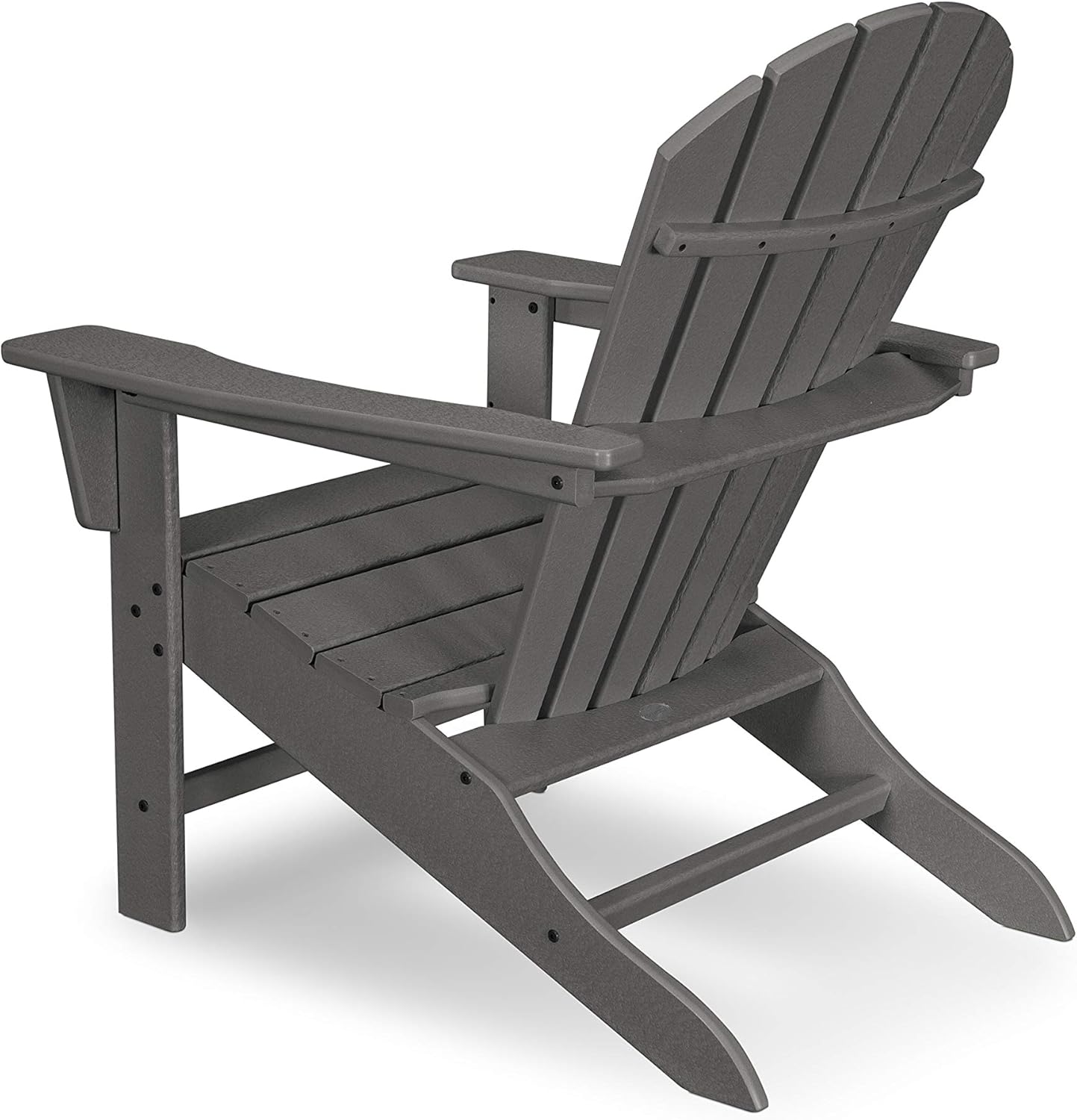 POLYWOOD SBA15NV South Beach Adirondack Chair, Navy : Garden & Outdoor
