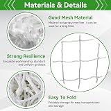 Cyrank Soccer Net Replacement 6x4ft 12x12cm Mesh Backyard Training Net view 2