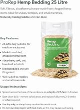 ProRep Hemp Bedding 25 Litre Natural Absorbent Low-Dust Substrate view 2