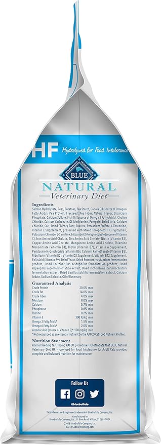 blue buffalo hydrolyzed cat food