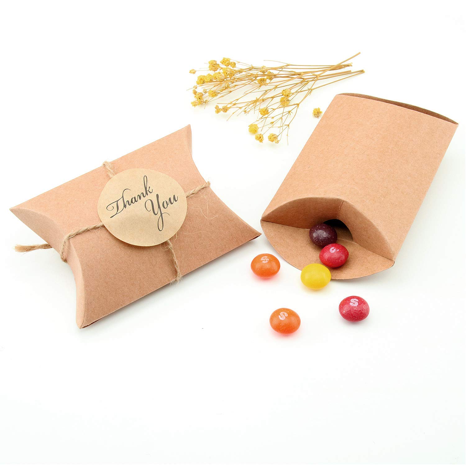 200 Etichette Prezzo In Carta Kraft 15x25mm - Con Cordino, Per Gioielli, Vestiti, Handmade, Colore Marrone