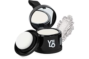 VELO Hairline Powder–WHITE Hair Root Touch Up Powder for Women & Men–Instantly Covers Gray Hair, Thinning Hair & Bald Spots–S