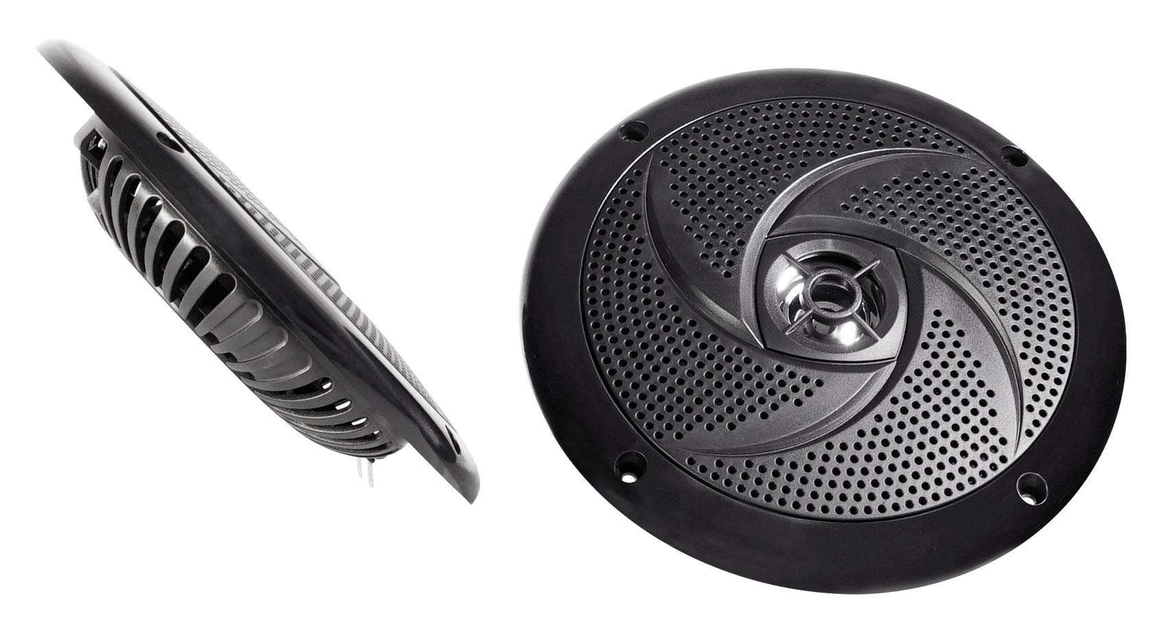 Photo 1 of Rockville RSM65B 320W 6.5" Marine Speakers 4 Ohm, Waterproof, Shallow Mount, High Bass, Perfect for Boats and Outdoor VehiclesLPNPMEQ4455724

