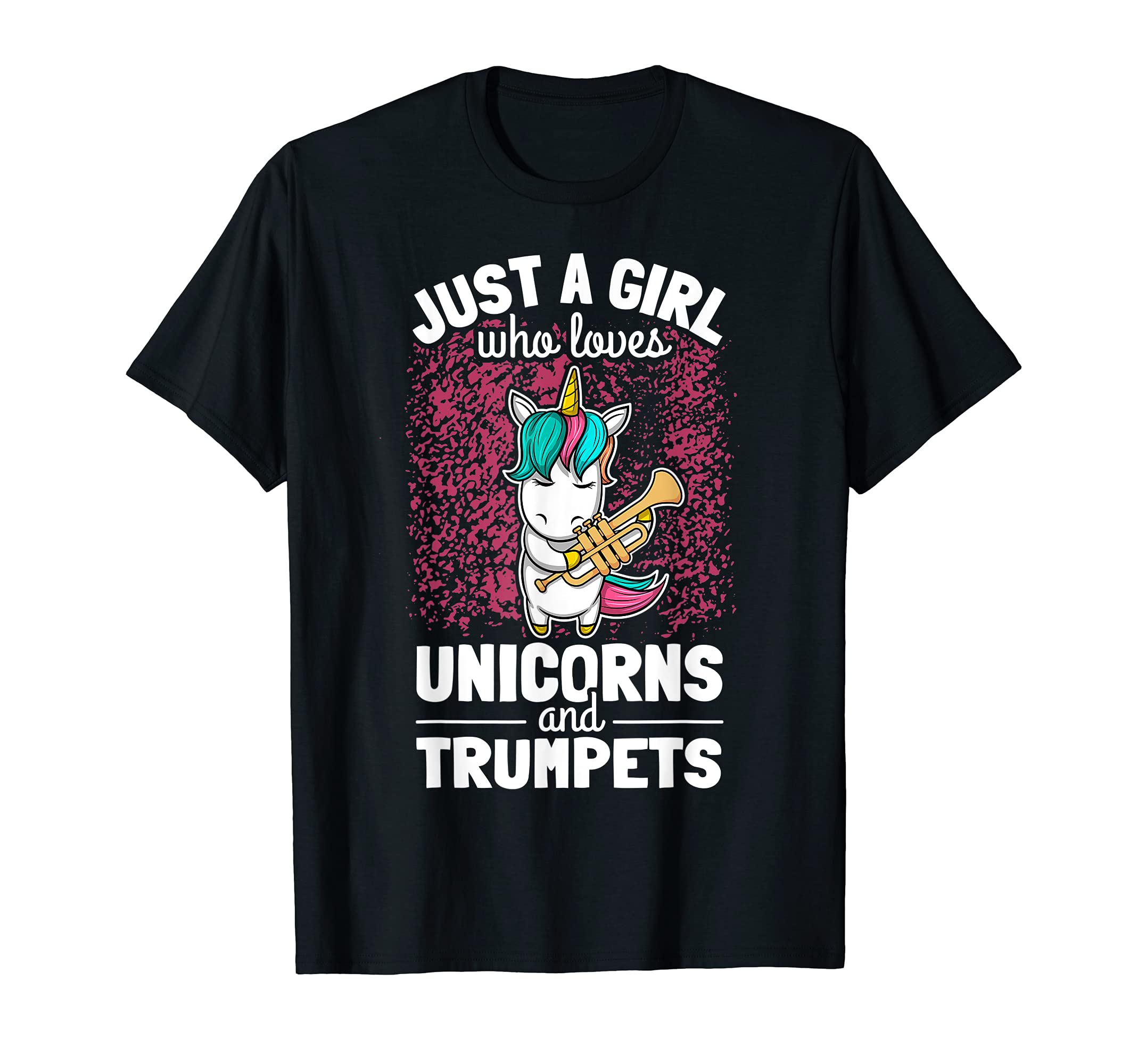 Girl Trumpet Player Saying Unicorn Trumpeter T-Shirt