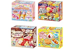 Popin' Cookin' Japaneese DIY Kit Assortment 4pcs Kracie Children Snack Food Ninjapo