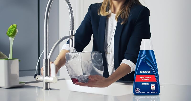 Solução bissell® spot & stain pro oxy com stainprotect®