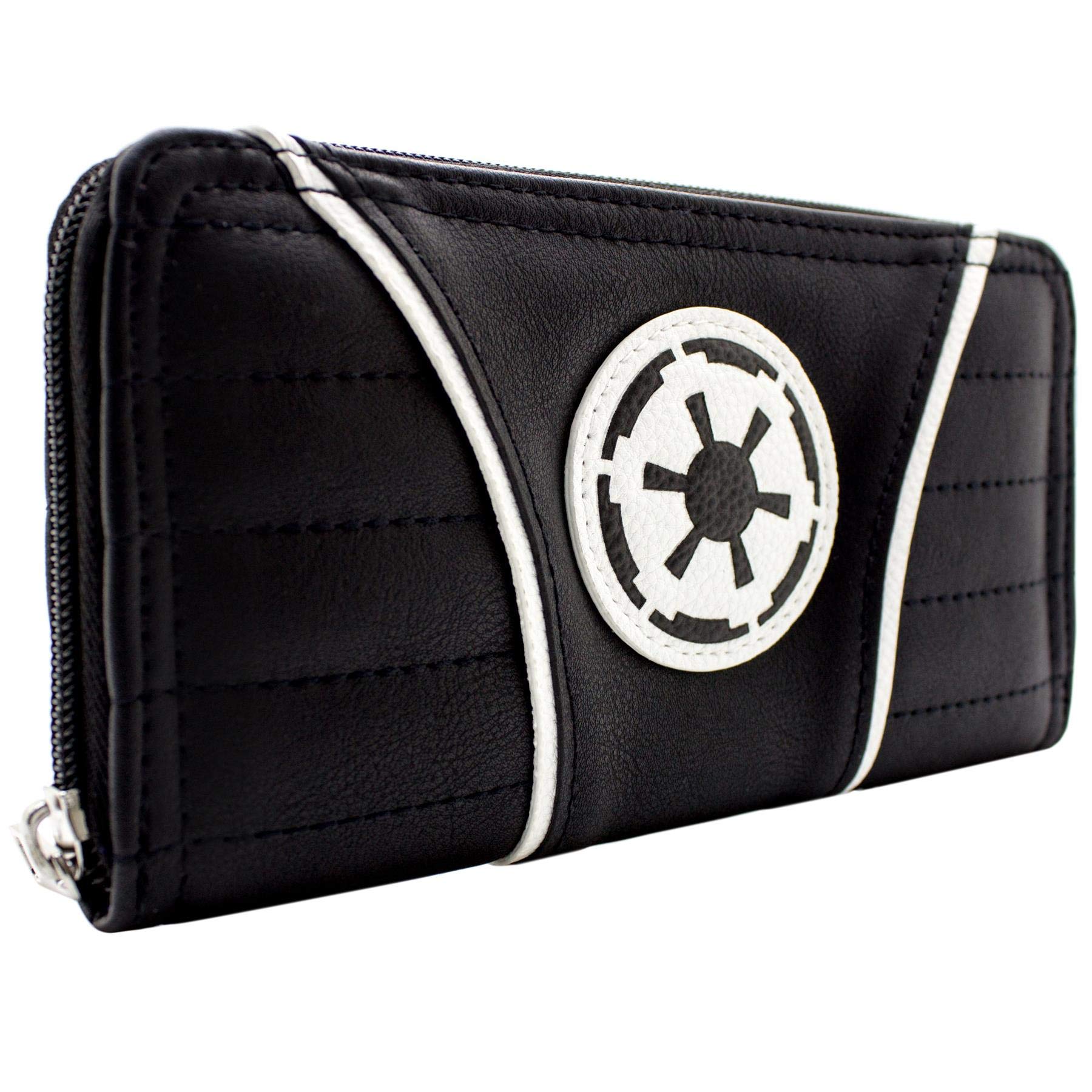 Star Galactic Wars Empire Imperial Officers Purse Clutch Coin Pocket & Card Holder, Black
