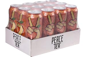 Peace Tea, Peach Party 695mL Cans, Pack of 12