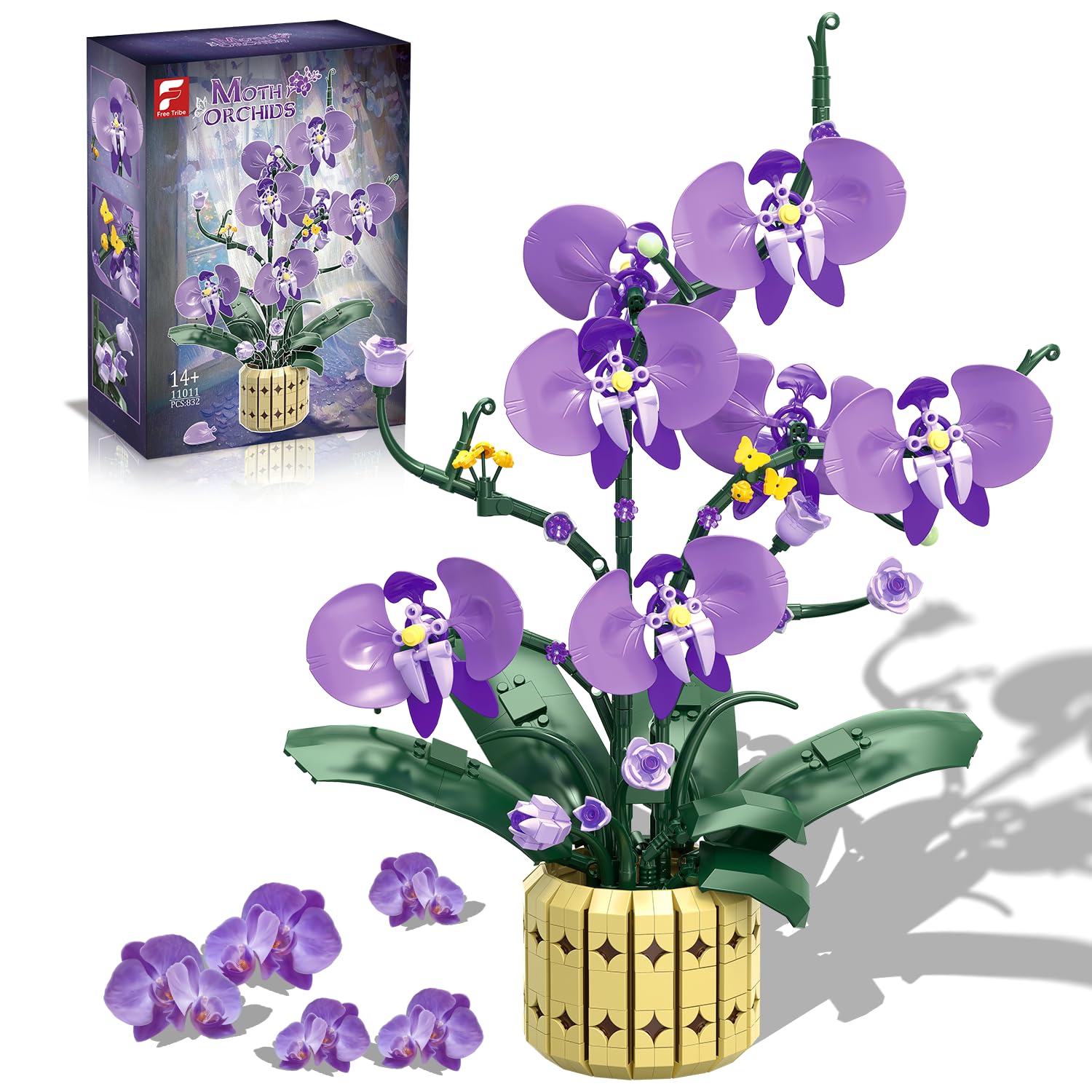 Klemmbausteine Blumen Orchidee Bausteine Pflanzen Orchideen Blumen