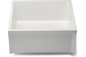 Zurn Z1996-24-AW Mop Service Basin, 24" Length, 24" Width, 10 Height, White Body