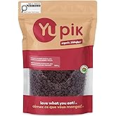 Yupik Organic Dark Chocolate Chips, 70% Cacao, 500 g, No Sugar Added, Gluten-Free, GMO-Free, Kosher, Vegan, Dairy-Free, Small