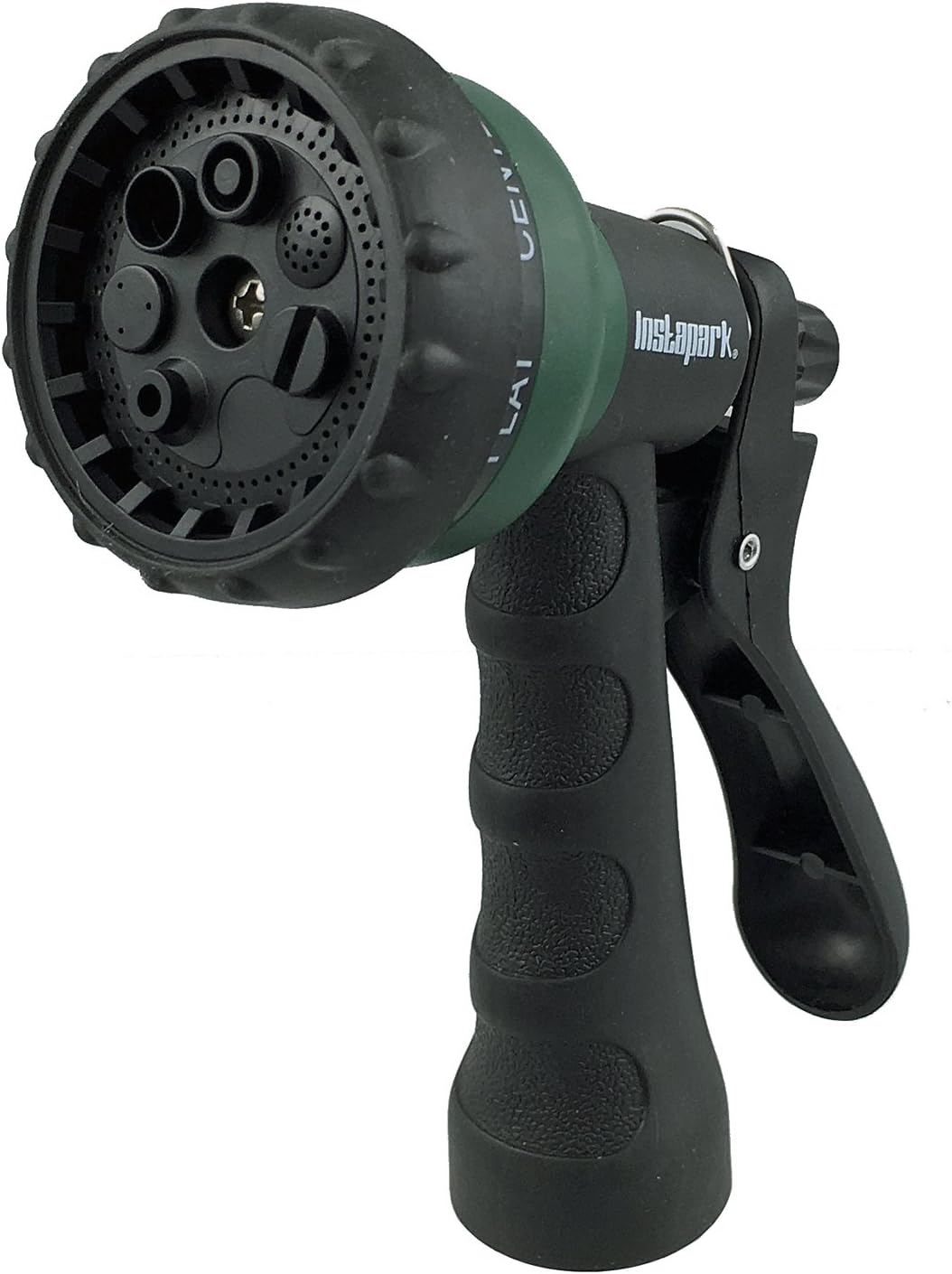 Instapark GHN-06 Heavy-Duty EVA Recoil Garden Hose with 7-Pattern Spray Nozzle, Green, 50 Foot : Garden & Outdoor