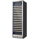 ORYMUSE Large 200 Bottle Wine Fridge - 24 Inch Wine Cooler Refrigerator, Freestanding and Built-in Design, Upgraded Compressor Cooling, Intelligent Temperature Memory