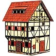 UMBUM 3D Puzzle - Tavern - Medieval Town - 5½" x 7½" x 4¾ 13 pcs - Clever Paper (213)