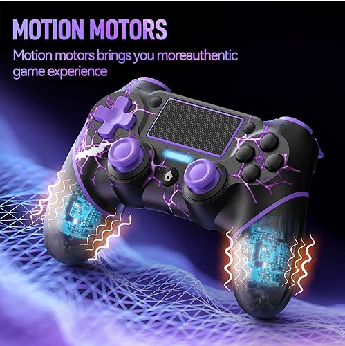 VidPPluing Wireless Controller for PS4/Pro/Slim Consoles, Game