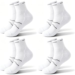 Dcozrr Athletic Compression Socks - Ankle Running Sports Basketball Socks